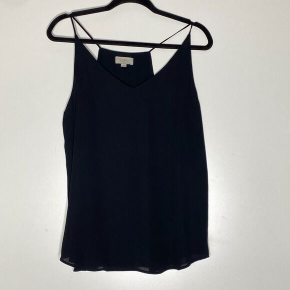 LOFT Chiffon Tank Top Blouse Women's Size Medium - Picture 1 of 7
